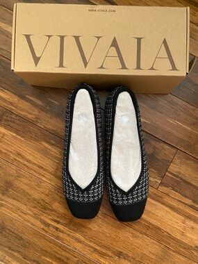 Vivaia Margot 2.0 Black Tweed 8/39 NWT